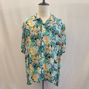 Bluey Tropical Print Men's Shirt
